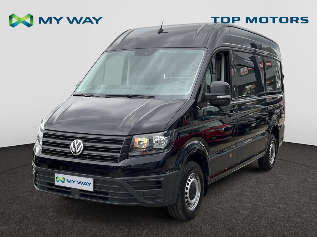 Volkswagen Crafter 35 Fou Mwb Hr AUTOMAAT*140PK*CARPLAY*CAME, Automaat, Navigatiesysteem, Overige modellen, Zwart