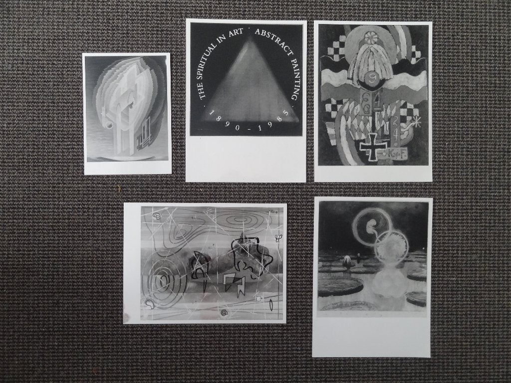 The spiritual in Art, 5 foto's , tentoonstelling 1987, Verzenden, Foto, Fotografie, Handgemaakt