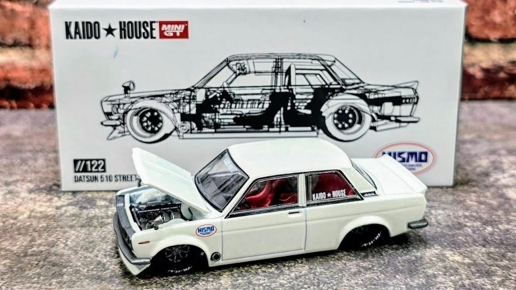Kaido House x Mini GT 1:64 Nissan Datsun 510 Street Nismo, Enlèvement, Neuf, Voiture