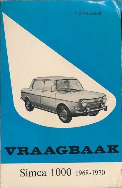 (a50) Simca 1000 1968-1970, Verzenden, Gelezen