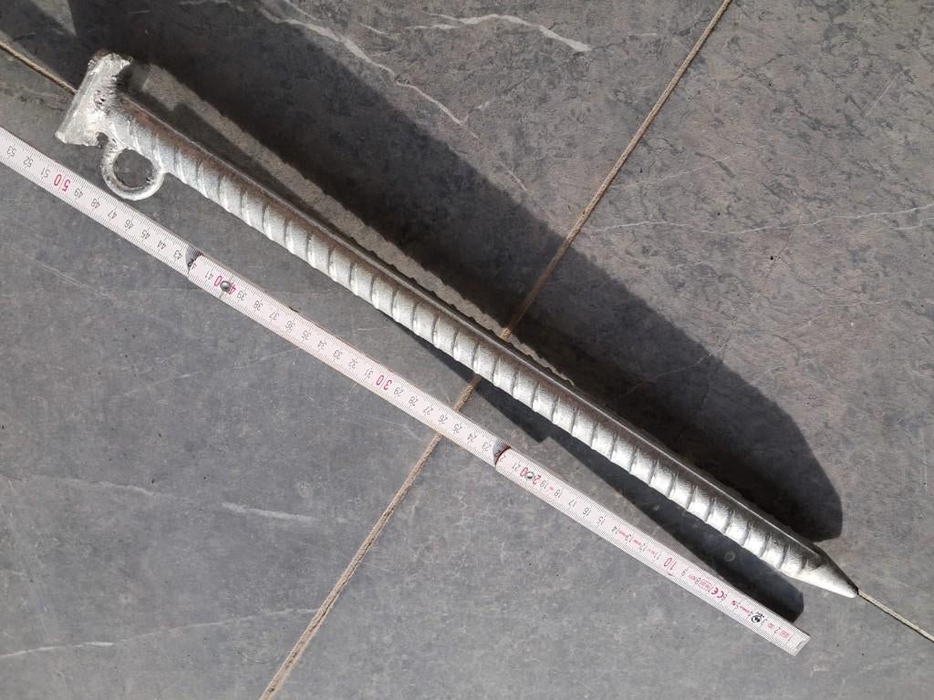 Zware haringen/piketten gegalvaniseerd met lus, Ophalen, Nieuw