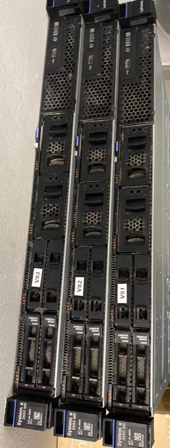 Set of 3x Lenovo System x3650 M5 Servers – Intel Xeon / 32GB, Computers en Software, Ophalen of Verzenden, 32 GB