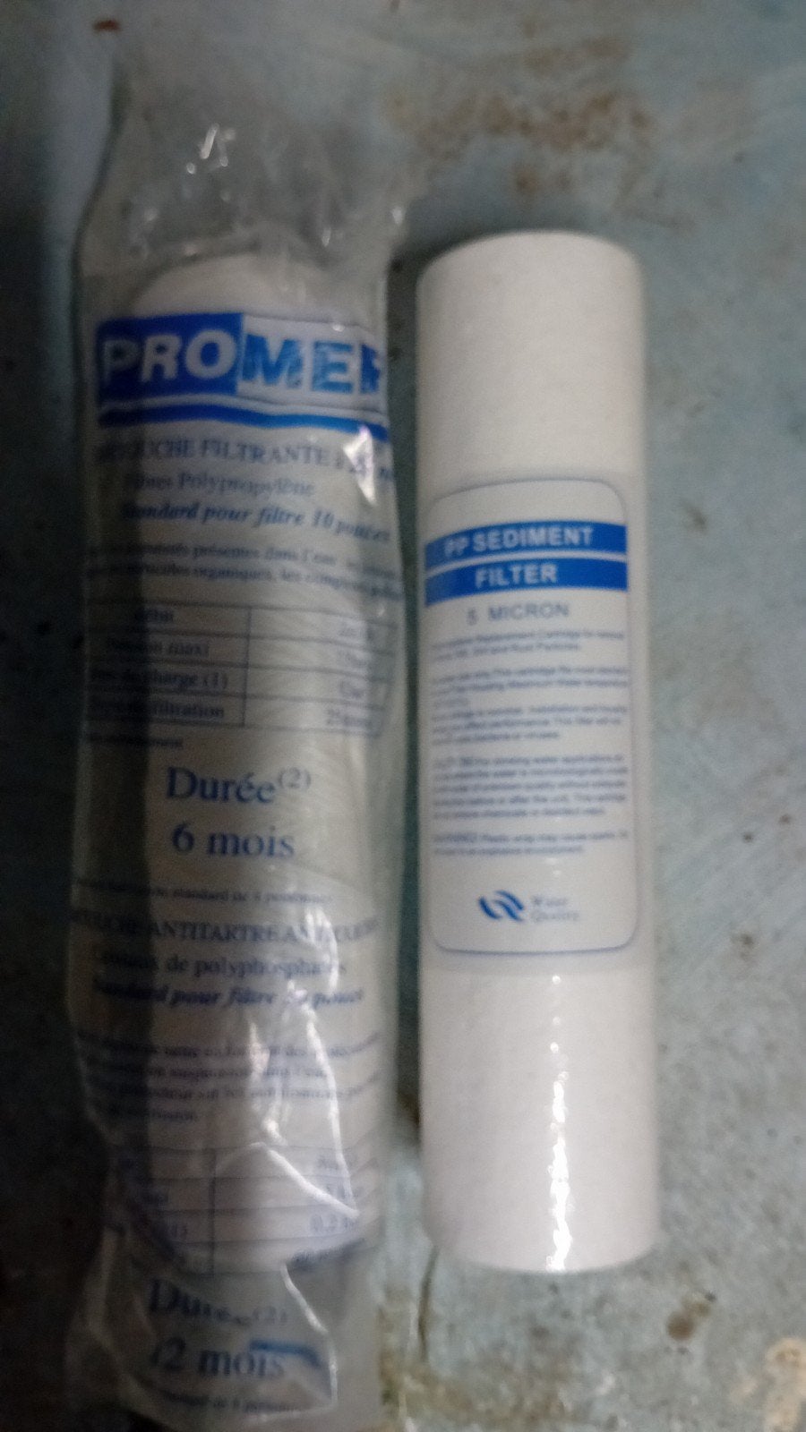 2 filterpatronen voor waterfilter, Verzenden