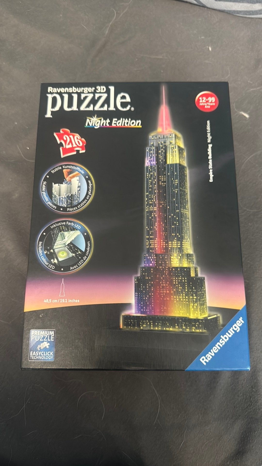 Ravensburger 3D Puzzle - Night Edition, Enlèvement ou Envoi, Moins de 500 pièces, Neuf, Rubik's Cube ou Puzzle 3D