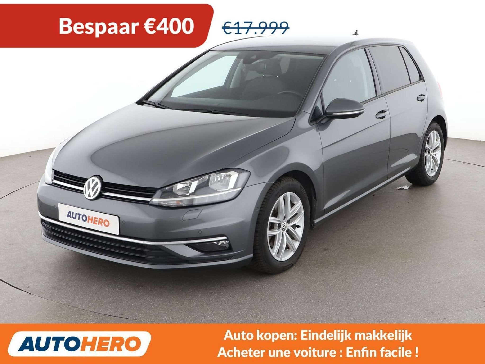 Volkswagen Golf 2.0 TDI Highline BlueMotion Tech, Autos, Argent ou Gris, Achat, 1968 cm³, Noir