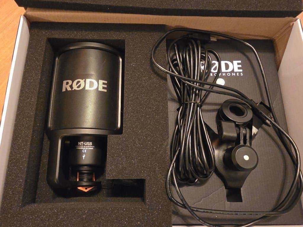 Rode NT-USB Microphone Microfoon, Muziek en Instrumenten, Ophalen, Zo goed als nieuw, Studiomicrofoon