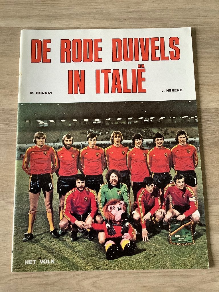 Magazine ‘ De Rode Duivels in Italië ‘, Boeken, Ophalen of Verzenden, Zo goed als nieuw, M. Donnay, Balsport