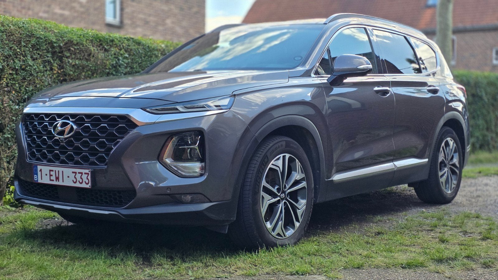 Hyundai Santa Fe 2.2 CRDi 4x4 Full Option – 2019 – 7 zit, Auto's, Automaat, Santa Fe, Euro 6, 2199 cc