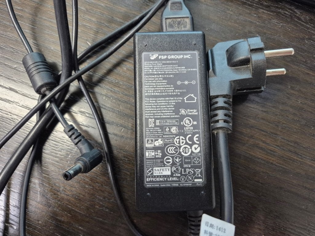 Lader 65W Gigabyte Brix, NUC, laptop, Computers en Software, Laptop-opladers, Gebruikt, Ophalen of Verzenden