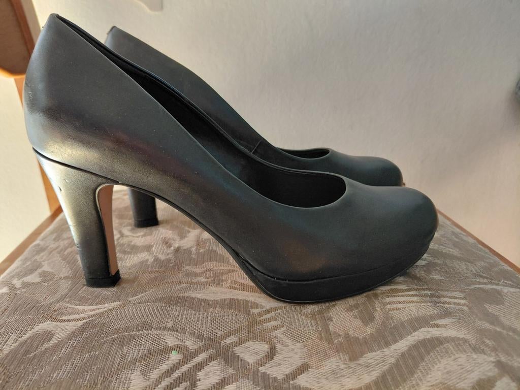 Pumps Clarks mt 38, Ophalen of Verzenden, Zwart, Pumps