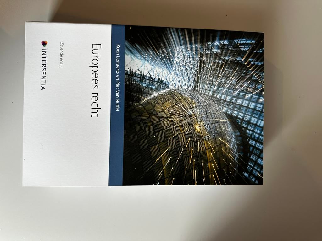 Koen Lenaerts - Europees recht (zevende editie) (paperback), Boeken, Ophalen of Verzenden, Koen Lenaerts; Piet Van Nuffel