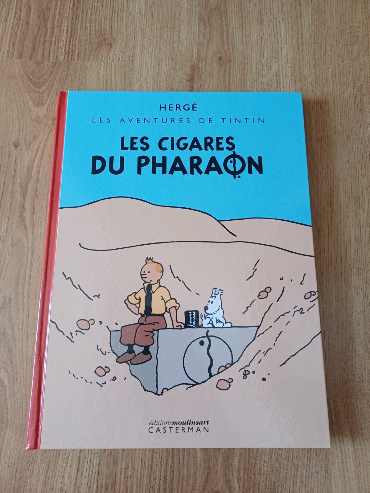 Bd Tintin colorisé les cigares du Pharaon, Livres, BD, Comme neuf, Une BD, Enlèvement ou Envoi