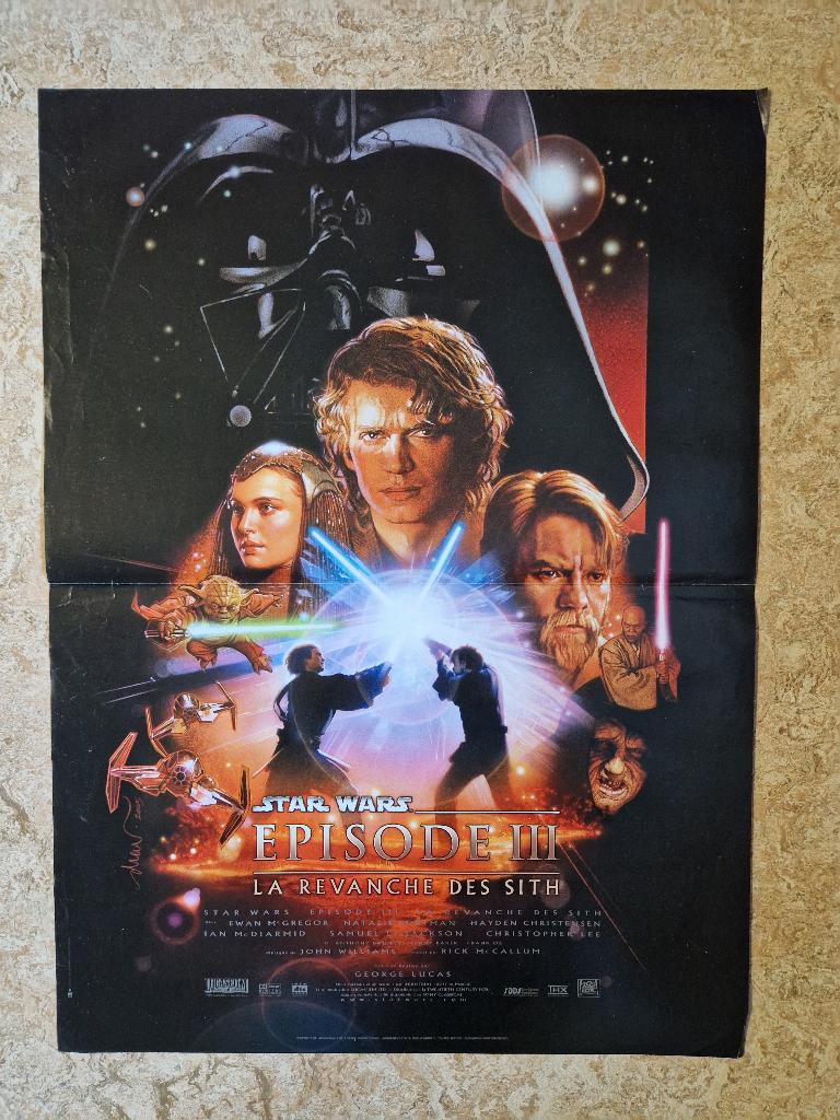 filmaffiche Star Wars Revenge Of The Sith filmposter, Verzamelen, Rechthoekig Staand, Ophalen of Verzenden, Zo goed als nieuw