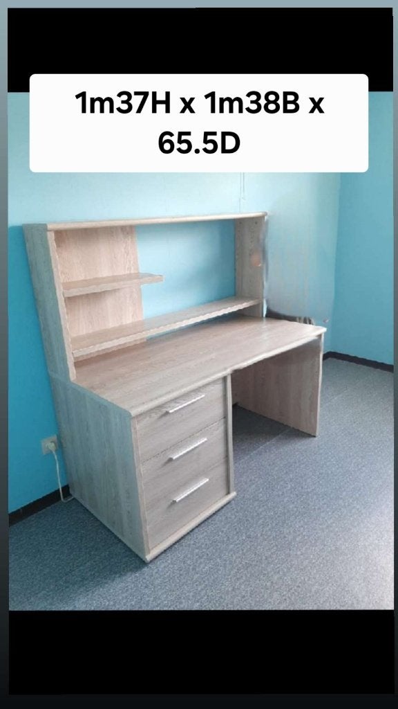 Bureau, Maison & Meubles, 138 cm, Enlèvement, Utilisé, Moderne
