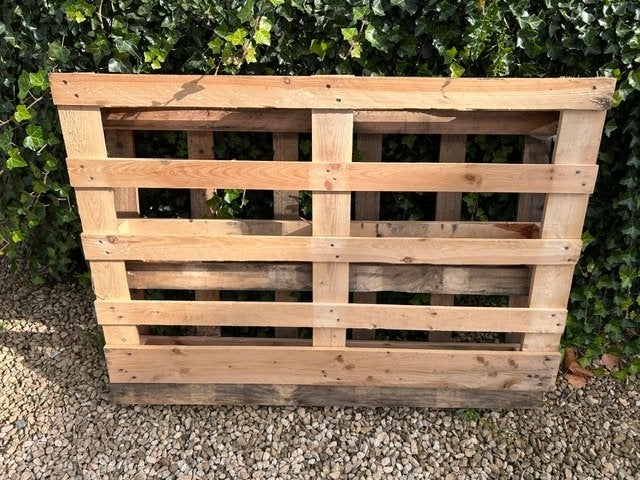 palletten 4 stuks gratis af te halen!, Moins de 200 cm, Autres essences de bois, Utilisé, Palette