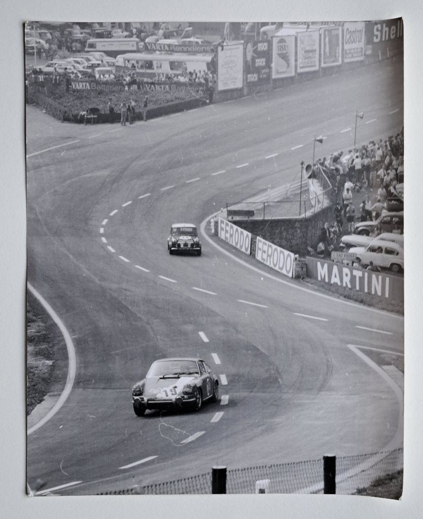 Photo de course originale des 24hr de Spa 1969 — Porsche 911, Enlèvement ou Envoi, Utilisé, Voitures