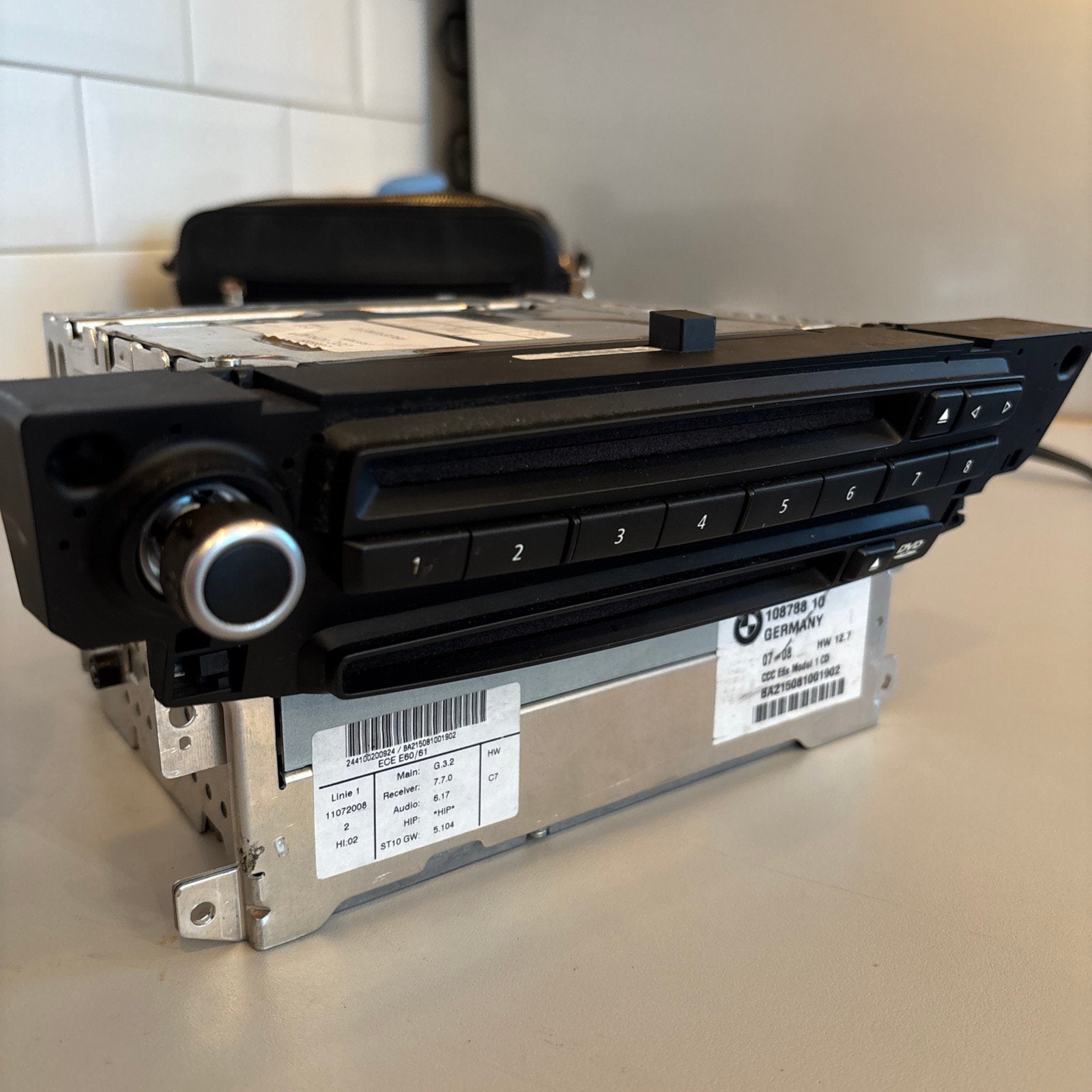 Autoradio GPS/Ecran bmw serie 5 e60/e61 LCI, Enlèvement, Comme neuf