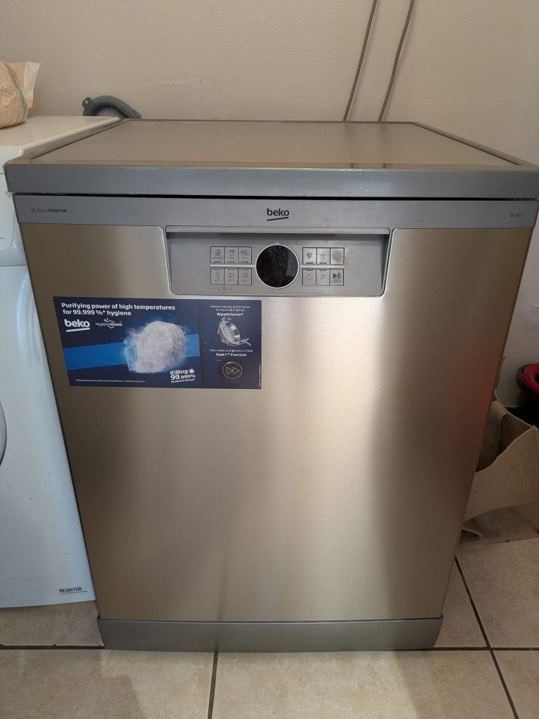 Beko vaatwasser BDFN26520XQ, 85 à 90 cm, Moins de 10 litres, Comme neuf, Enlèvement