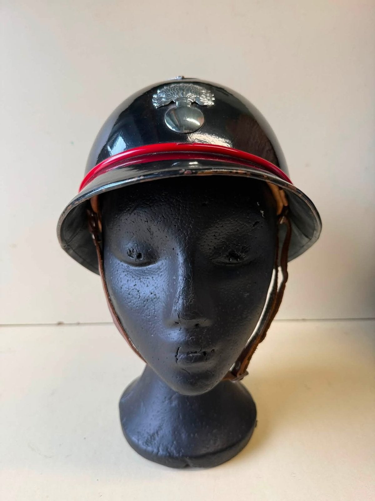 Authentique casque d'apparat de la Gendarmerie Belge, Collections, Enlèvement, Gendarmerie, Casque ou Béret