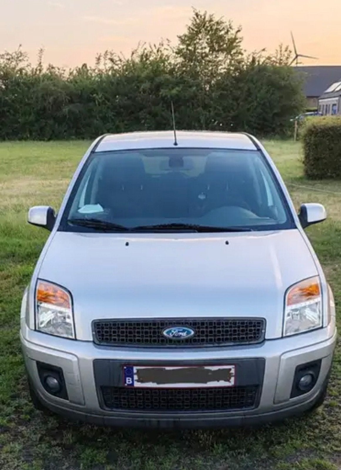 Ford fusion 1.4 2008 diesel, Auto's, Stof, Zwart, 5 deurs, Particulier