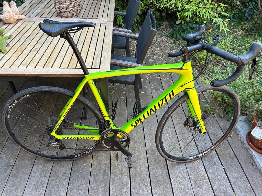 Specialised Tarmac Expert Disc, Fietsen en Brommers, Gebruikt, Versnellingen, 57 tot 61 cm, Schijfrem