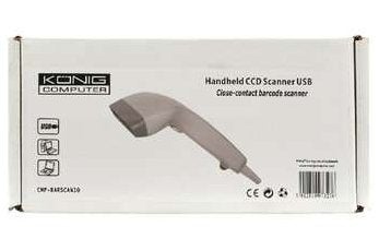 Barcode Scanner, Konig CMP BARSCAN 10 USB Handscanner, Computers en Software, Barcodescanner, Konig, Nieuw, MacOS