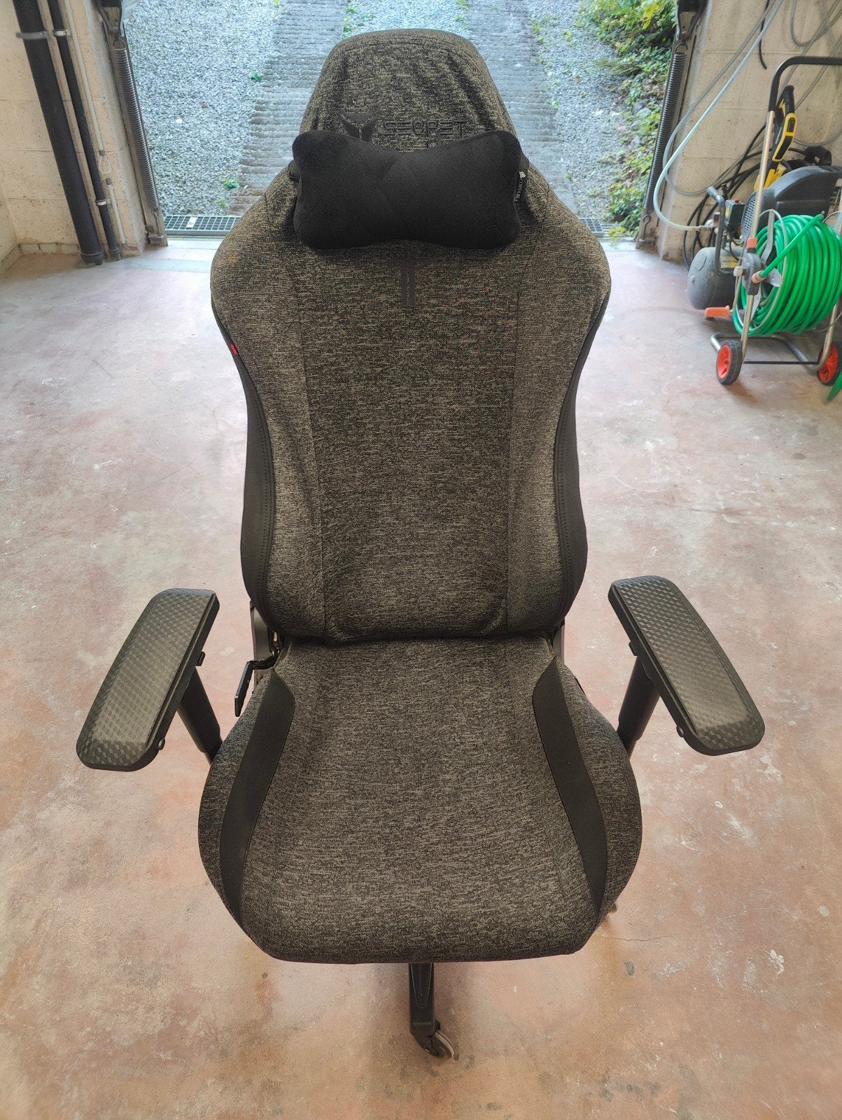 Chaise Corsair + housse Starlabs Titan, Chaise de bureau de gaming, Enlèvement, Utilisé, Chaise de bureau