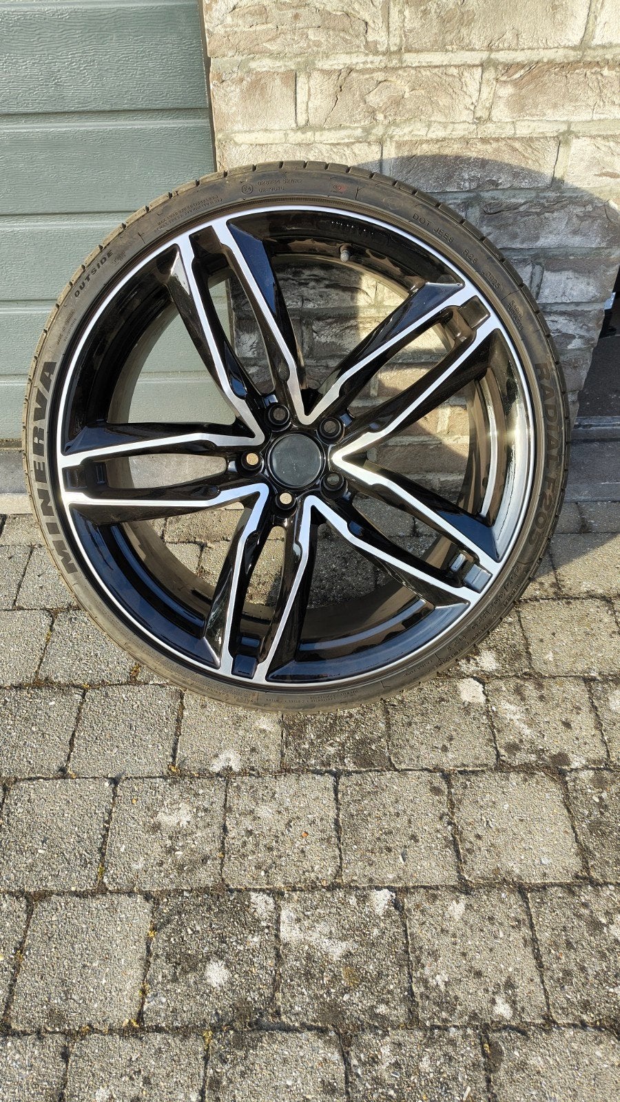 4 wielen , velgen en banden , audi A5 , 20", Ophalen, Gebruikt, 255 mm, Band(en)