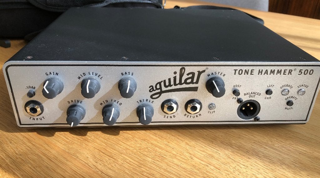 Aguilar TONE HAMMER 500, Muziek en Instrumenten, Ophalen of Verzenden, Zo goed als nieuw, Basgitaar, 100 watt of meer