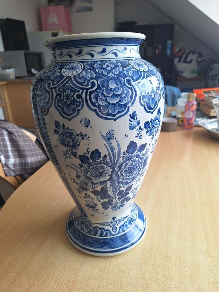 Grad Vase  Delft Authentique  RAM Arnhem  Peint  main  38 cm, Enlèvement ou Envoi