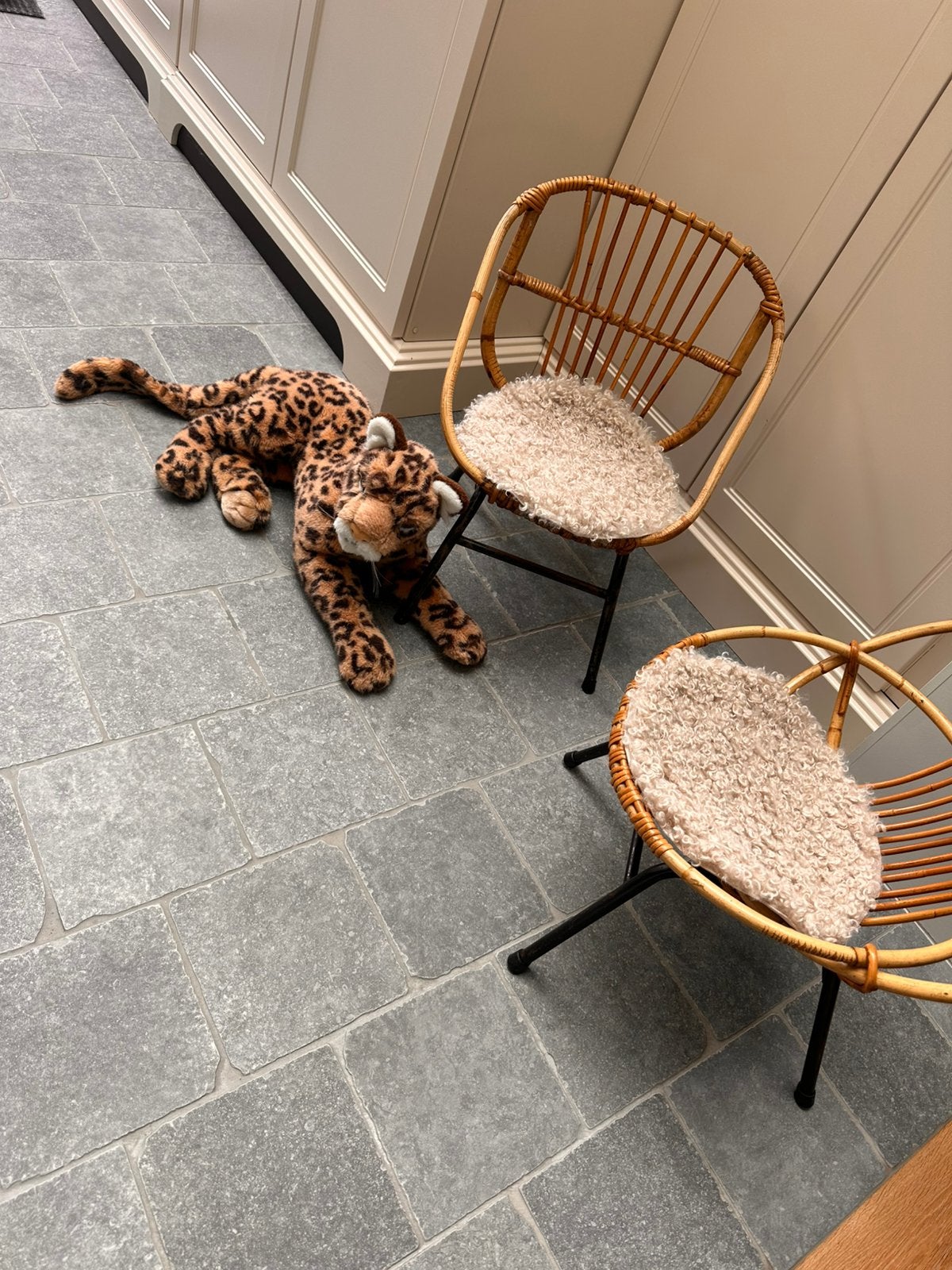 Vintage ROHÉ NOORDWOLDE kinderstoeltje, bamboe/rotan, Ophalen, Gebruikt, IKEA, Zitmeubel