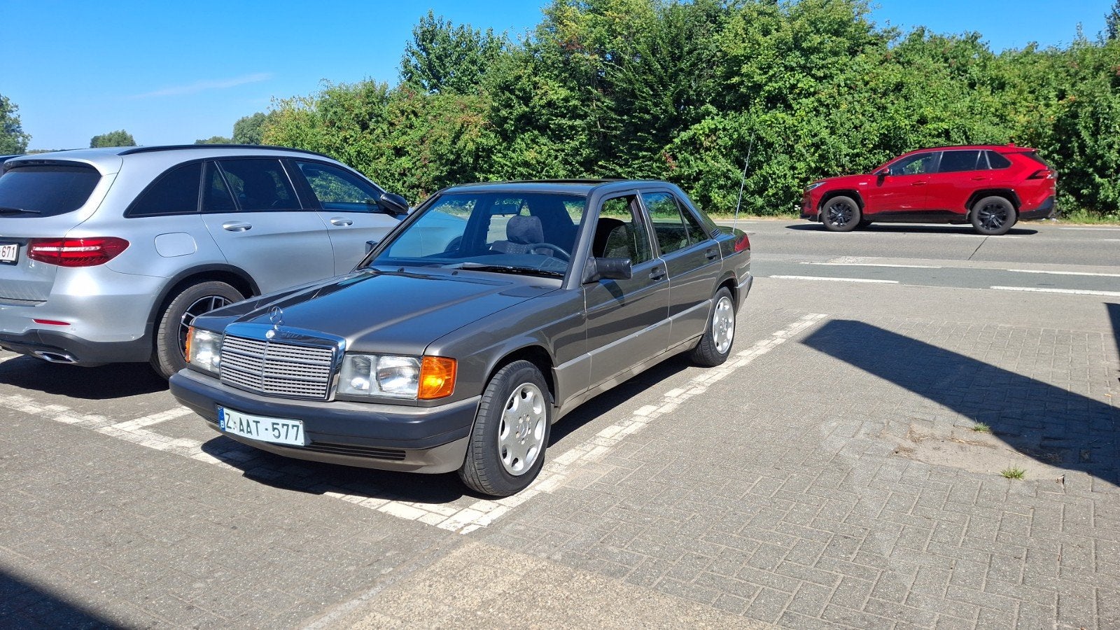 MERCEDES 190E 1.8 153000KM ANNÉE 1991 TOIT OUVRANT, Autos, Entreprise, Achat, ABS
