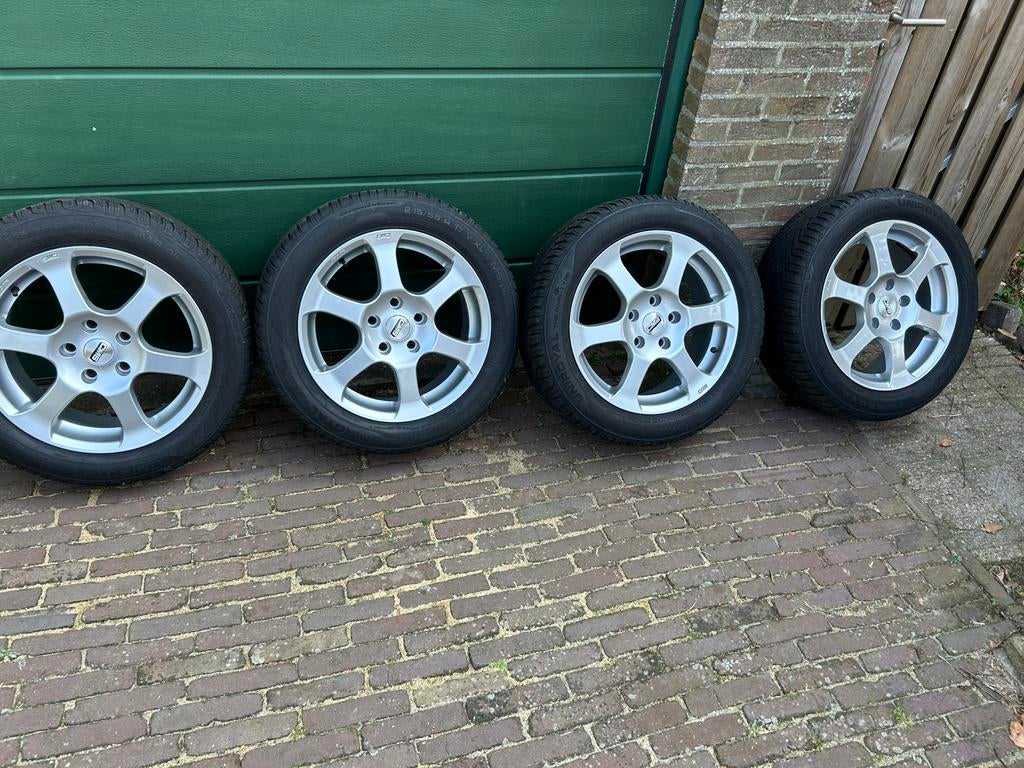 Velgen 5x120 17 inch, Enlèvement, Pneus hiver, 215 mm, Pneu(s)