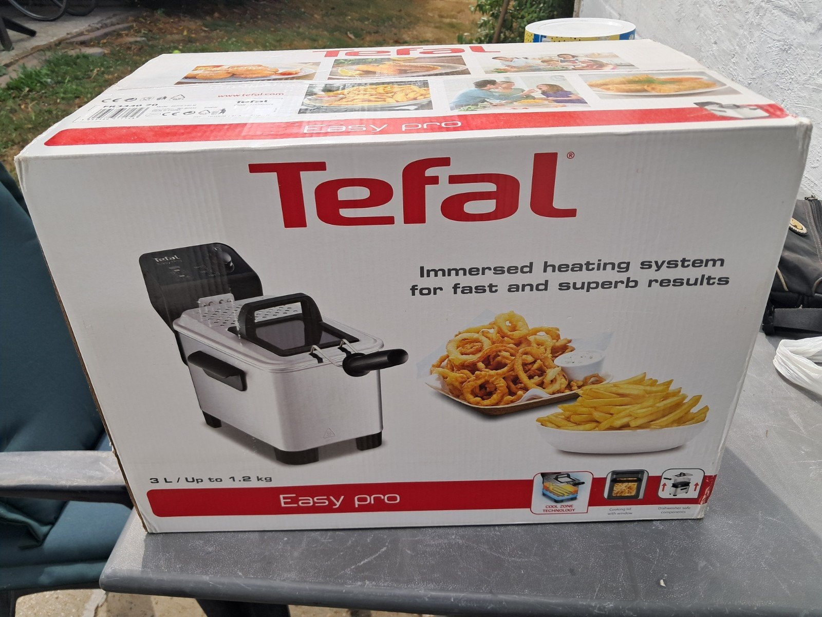 friteuse tefal, Electroménager, Friteuses, 2 à 3 litres, Enlèvement, Neuf, Pan intérieur amovible