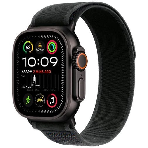 Apple Watch Ultra 2, 49 mm black comme neuf, vd/éch, Étanche, IOS, Comme neuf, Enlèvement