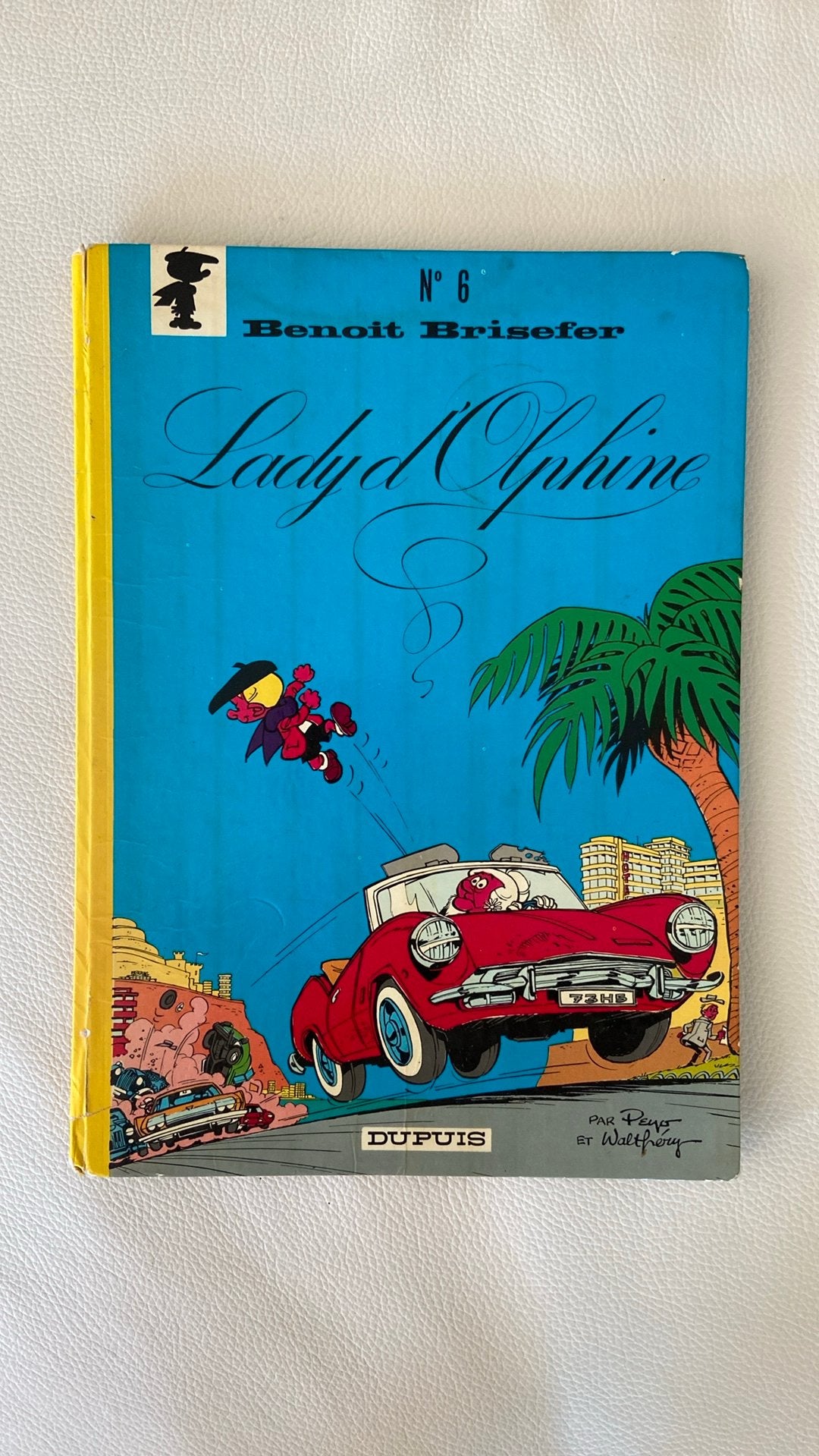 Ancienne BD Benoît Brisefer 6 « Lady d’Olphine » eo 1973, Boeken, Ophalen of Verzenden, Gelezen, Peyo