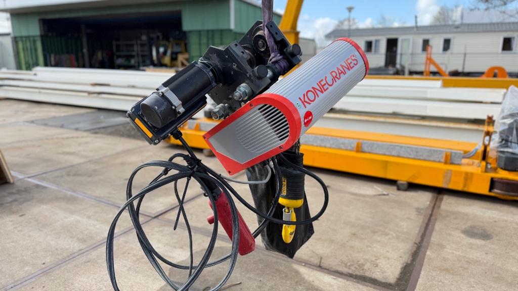 Konecranes kettingtakel 2 ton incl. katrijdwerk / 2012, Ophalen, Gebruikt, Elektrisch