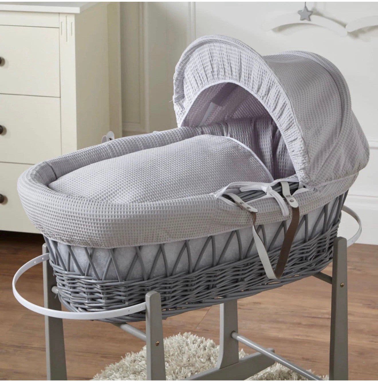 Rotan wieg wiegje Handgemaakt riet rieten baby mand slaper, Kinderen en Baby's, Ophalen of Verzenden, Nieuw, Wieg