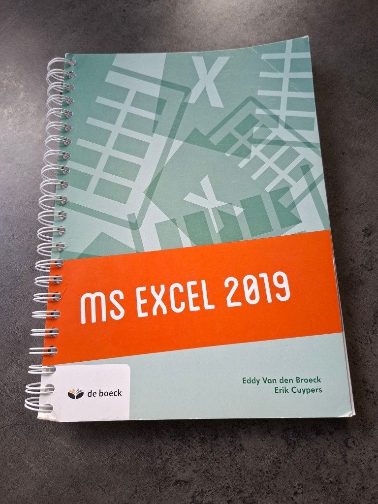 De Boeck: MS Excel 2019, Boeken, Ophalen of Verzenden, Gelezen, Hoger Onderwijs, Eddy Van den Broeck