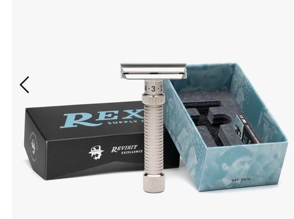 Rex Ambassador Safety Razor adjustable, Handtassen en Accessoires, Uiterlijk | Lichaamsverzorging, Zo goed als nieuw, Ophalen
