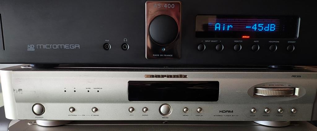 Amplis Audiophile MicroMega AS 400, TV, Hi-fi & Vidéo, Enlèvement, Comme neuf, Autres marques