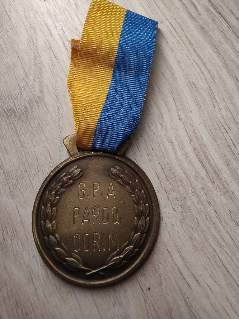 Médaille pompier portugais 5 ans service, Collections, Enlèvement ou Envoi