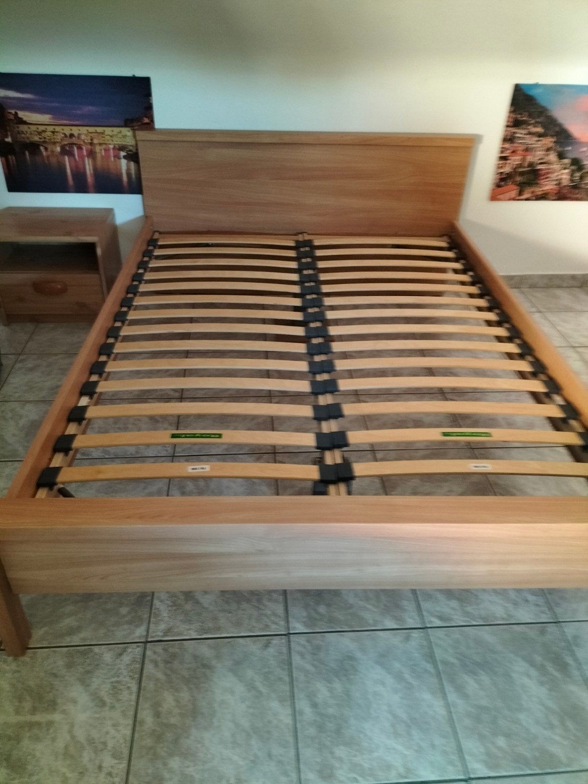 Tweepersoonsbed 140cm, Huis en Inrichting, Slaapkamer | Bedden, Ophalen