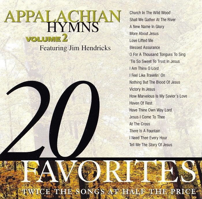 VENTE DU CD JIM Hendricks-Appalachian Hymns Vol.2, Envoi