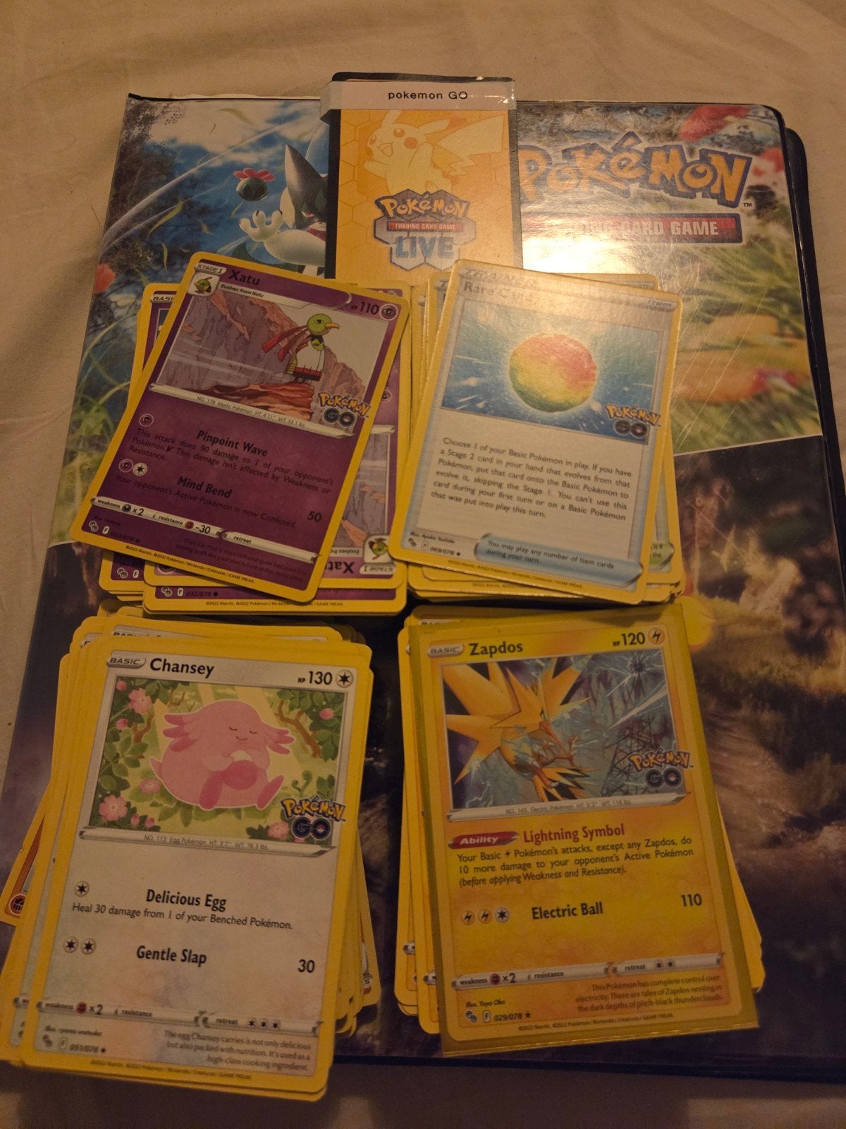 +-380 pokemon kaarten, Ophalen
