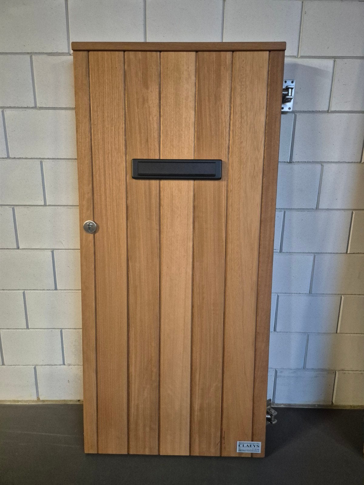 Poort in hardhout, Tuin en Terras, Ophalen, Nieuw, Hout, Looppoort