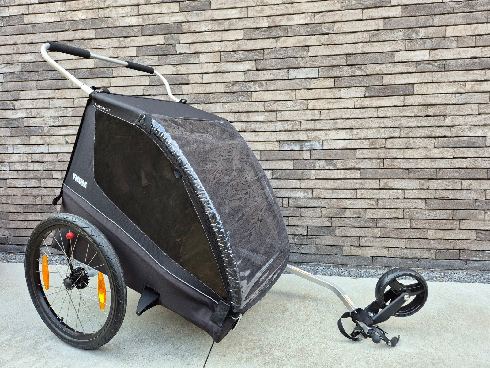 Thule Coaster XT black (zo goed als nieuw), Fietsen en Brommers, Ophalen, Opvouwbaar, Zo goed als nieuw, Thule xt