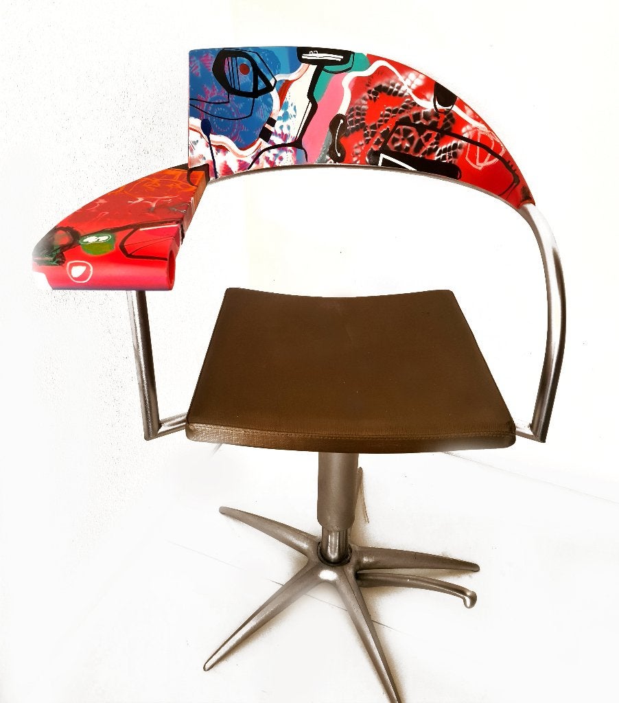 Design Stoel , Philippe Starck , by J. Soro Maletti Presence, Ophalen of Verzenden, Stoel, Kunststof, Handgemaakt