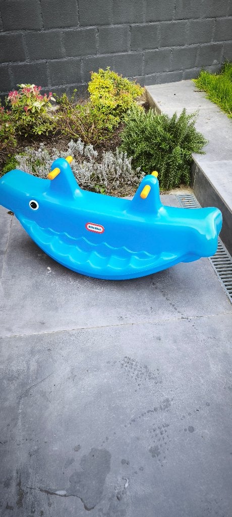 Bascule enfant Little Tikes baleine bleue, Enfants & Bébés, Enlèvement, Comme neuf, Balançoire