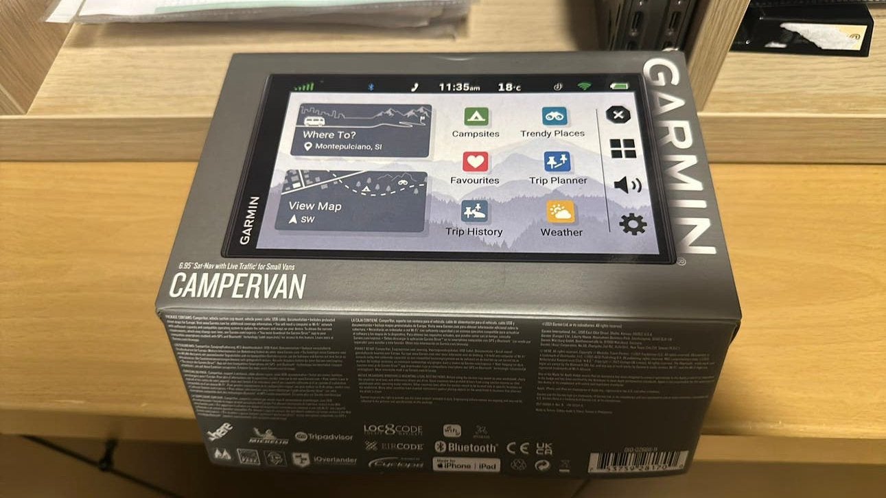 Garmin Campervan, Ophalen, Zo goed als nieuw